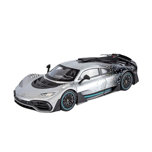 XGFFBAGB 1:18 Für Supercar Legierung Metall Dieacst Modell Auto Sound Und Licht Spielzeug Auto Sammlerstücke Geschenk(Silver,No Box) von XGFFBAGB