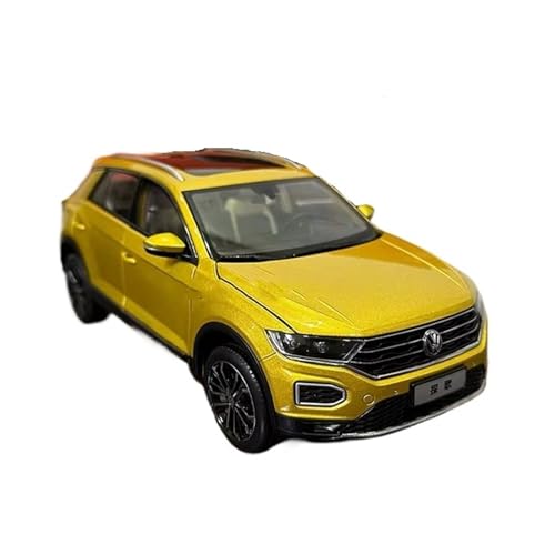 XGFFBAGB 1:18 Für T-ROC 280STI 2018 Legierung SUV Urban Off-Road Fahrzeug Modell Sammeln Spielzeug Geschenk Souvenir Statische Anzeige(Gold,No Box) von XGFFBAGB