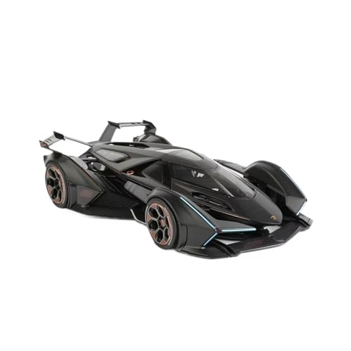 XGFFBAGB 1:18 Für V12 Vision Gran Turismo Sportwagen Statische Druckgussfahrzeuge Sammlermodell Autospielzeug(Black,No Box) von XGFFBAGB