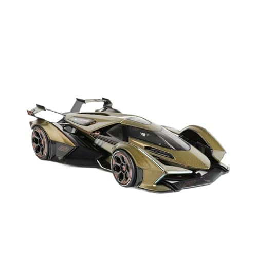 XGFFBAGB 1:18 Für V12 Vision Gran Turismo Sportwagen Statische Druckgussfahrzeuge Sammlermodell Autospielzeug(Green,No Box) von XGFFBAGB