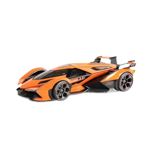 XGFFBAGB 1:18 Für V12 Vision Gran Turismo Sportwagen Statische Druckgussfahrzeuge Sammlermodell Autospielzeug(Orange,No Box) von XGFFBAGB