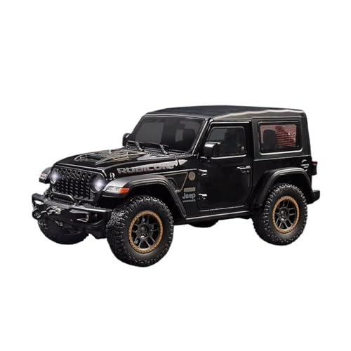 XGFFBAGB 1:18 Für Wrangler Rubicon Legierung Metall Diecast Modell Auto Sound & Licht Sammeln Hobbys Spielzeug Geschenke Dekoration(Black,No Box) von XGFFBAGB