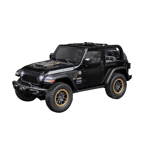 XGFFBAGB 1:18 Für Wrangler Rubicon SUV Legierung Geländewagen Diecast Metall Maßstab Modell Auto Sound & Licht Sammlung Spielzeug Geschenke(Black,No Box) von XGFFBAGB