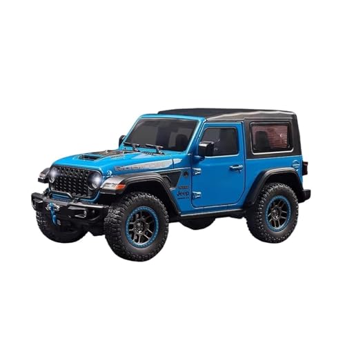 XGFFBAGB 1:18 Für Wrangler Rubicon SUV Legierung Geländewagen Diecast Metall Maßstab Modell Auto Sound & Licht Sammlung Spielzeug Geschenke(Blu,No Box) von XGFFBAGB