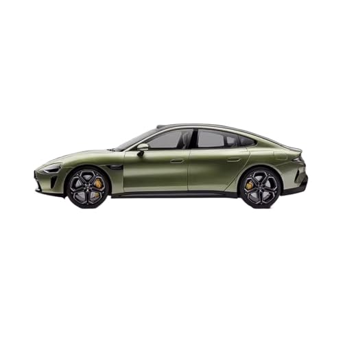 XGFFBAGB 1:18 Für Xiaomi SU7 Limousine Druckgusslegierung Statisches Automodell Fan-Kollektion Heimdekoration Metallornamente(Green,with Box) von XGFFBAGB