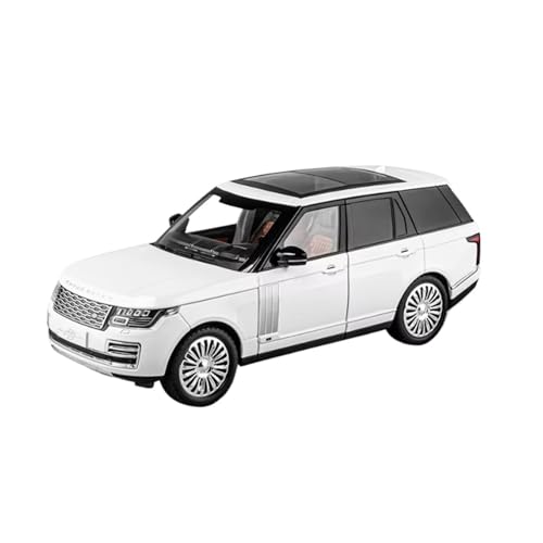 XGFFBAGB 1:18 Legierung Auto Modell Druckguss Metall Geländewagen Auto Modell Sound Licht Sammlung Spielzeug Geschenk(White A,No Box) von XGFFBAGB