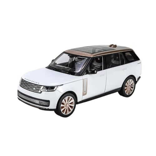 XGFFBAGB 1:18 Legierung Auto Modell Druckguss Metall Geländewagen Auto Modell Sound Licht Sammlung Spielzeug Geschenk(White B,No Box) von XGFFBAGB