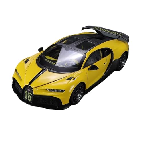 XGFFBAGB 1:18 Legierung Spielzeug Modell Auto Druckguss Metall Mit Sound Licht Fahrzeug Dekorationen Spielzeug Geschenk Sammlung(Yellow,No Box) von XGFFBAGB