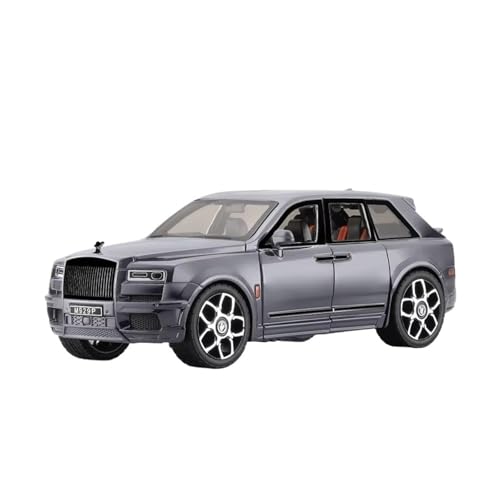 XGFFBAGB 1:20 Für Cullinan Mansory SUV Legierung Modell Auto Metall Diecast Spielzeug Auto Sound & Licht Geschenk(Gray B,No Box) von XGFFBAGB