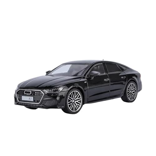 XGFFBAGB 1:24 Für A7 Coupe Legierung Sportwagen Modell Druckguss Metall Fahrzeuge Auto Modell Sound Und Licht Sammlung Spielzeug Geschenke(Black,No Box) von XGFFBAGB