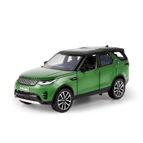 XGFFBAGB 1:24 Für Discovery R-Dynamic SUV Legierung Modell Auto Spielzeug Druckguss Metallguss Sound Und Licht Auto Spielzeug(Green,No Box) von XGFFBAGB