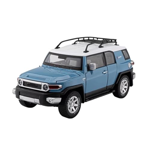 XGFFBAGB 1:24 Für FJ Cruiser SUV Legierung Metall Druckguss Auto Modell Hobby Sound & Licht Ornamente Dekoration Sammlung Geschenk(Blu,with Box) von XGFFBAGB