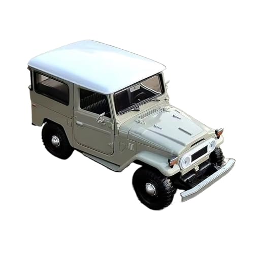 XGFFBAGB 1:24 Für FJ40 Legierung Auto Modell Druckguss Metall Spielzeug Geländewagen Sammlung Geschenk(Beige,No Box) von XGFFBAGB