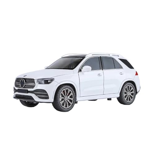 XGFFBAGB 1:24 Für GLE 350 450 SUV Legierung Auto Modell Druckguss Metall Spielzeug Fahrzeuge Auto Modell Sammlung Geschenke(White,No Box) von XGFFBAGB