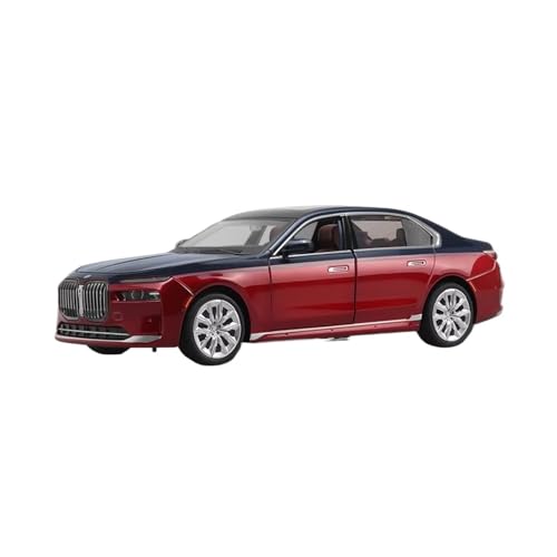 XGFFBAGB 1:24 Für I7 G70 Legierung Auto Modell Diecast Metall Auto Modell Sound Licht Spielzeug Geschenk(Rosso,with Box) von XGFFBAGB