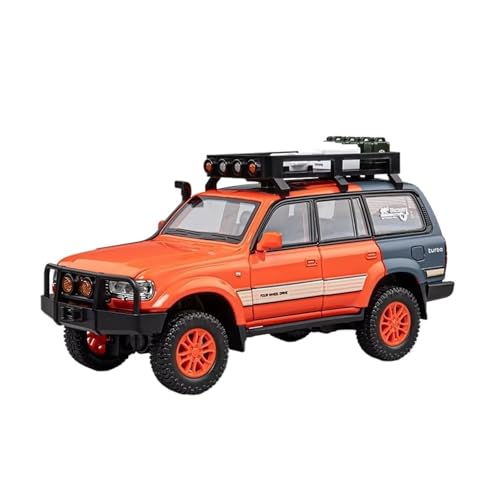 XGFFBAGB 1:24 Für LC80 SUV Legierung Diecast Modell Geländewagen Spielzeug Modell Sammeln Display Ornament Spielzeug Geschenk(Rosso,No Box) von XGFFBAGB