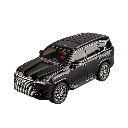 XGFFBAGB 1:24 Für LX600 SUV Legierung Auto Modell(Black,with Box) von XGFFBAGB