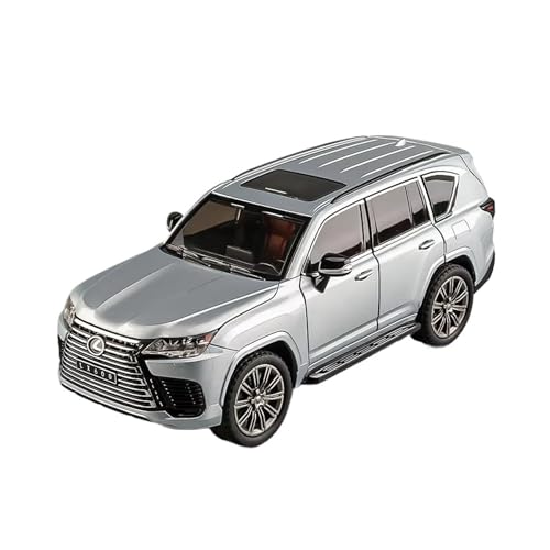 XGFFBAGB 1:24 Für LX600 SUV Legierung Auto Modell(Silver Gray,No Box) von XGFFBAGB