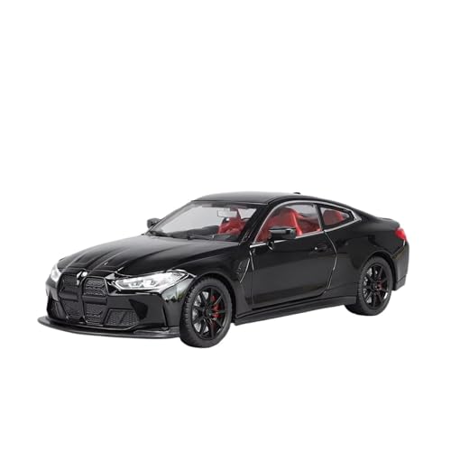 XGFFBAGB 1:24 Für M4 G82 Coupe Legierung Sport Auto Modell Diecast Metall Spielzeug Rennwagen Fahrzeuge Modell Sammlung Geschenk(Black,No Box) von XGFFBAGB