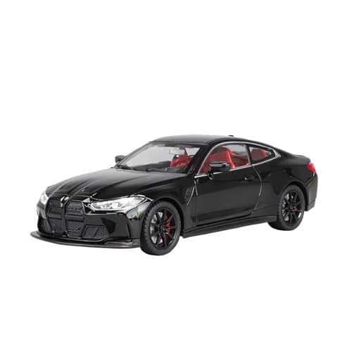 XGFFBAGB 1:24 Für M4 IM Sportwagen Legierung Muscle Car Modell Sound Und Licht Zurückziehen Spielzeug Sammlerstücke Geschenk(Black,with Box) von XGFFBAGB