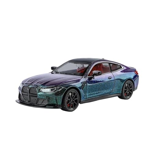 XGFFBAGB 1:24 Für M4 IM Sportwagen Legierung Muscle Car Modell Sound Und Licht Zurückziehen Spielzeug Sammlerstücke Geschenk(Purple,No Box) von XGFFBAGB