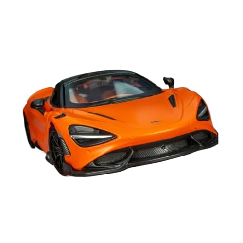 XGFFBAGB 1:24 Für McLaren 765LT Legierung Sportwagen Modell Druckguss & Spielzeug Fahrzeuge Metall Auto Modell Sammlung Spielzeug Geschenk(Orange,with Box) von XGFFBAGB