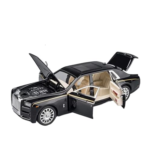 XGFFBAGB 1:24 Für Phantom Mansory Legierung Auto Druckguss & Spielzeug Fahrzeuge Auto Modell Sound Und Licht Zurückziehen Auto Spielzeug Geschenke(Black,with Box) von XGFFBAGB