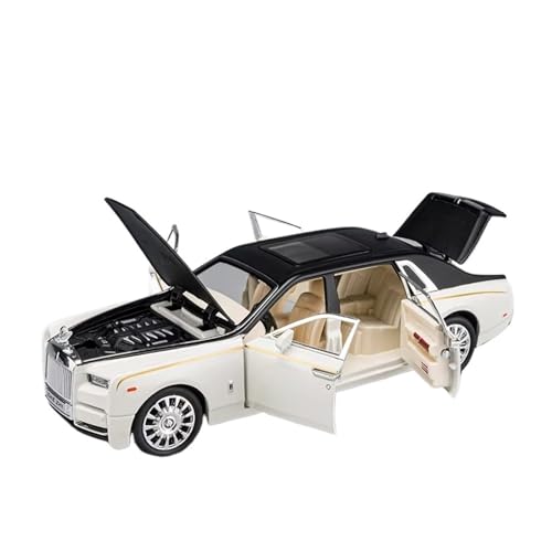 XGFFBAGB 1:24 Für Phantom Mansory Legierung Auto Druckguss & Spielzeug Fahrzeuge Auto Modell Sound Und Licht Zurückziehen Auto Spielzeug Geschenke(White,with Box) von XGFFBAGB