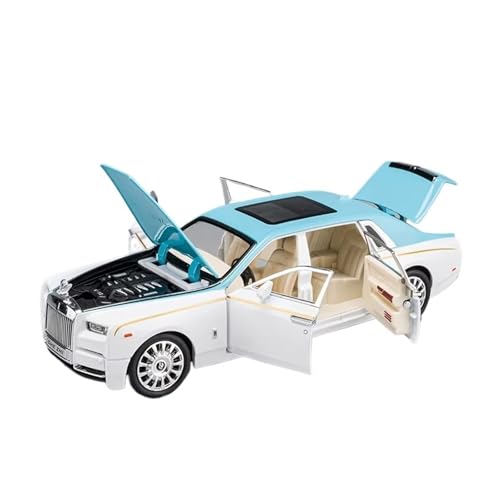 XGFFBAGB 1:24 Für Phantom Mansory Legierung Druckguss Spielzeug Modell Auto Spielzeug Geschenke(Blu,with Box) von XGFFBAGB