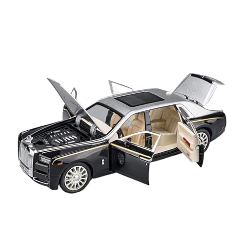 XGFFBAGB 1:24 Für Phantom Mansory Legierung Druckguss Spielzeug Modell Auto Spielzeug Geschenke(Silver,with Box) von XGFFBAGB