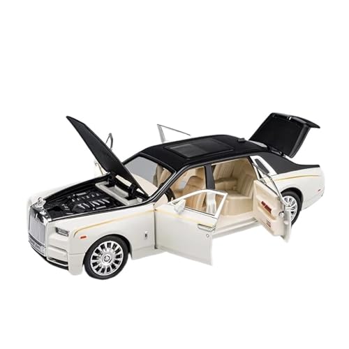 XGFFBAGB 1:24 Für Phantom Mansory Legierung Druckguss Spielzeug Modell Auto Spielzeug Geschenke(White,No Box) von XGFFBAGB