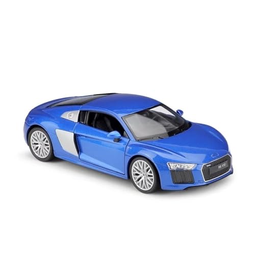 XGFFBAGB 1:24 Für R8 V10 Modell Auto Spielzeug Fahrzeug Metall Legierung Spielzeug Auto Geschenk Sammlung(Blu,No Box) von XGFFBAGB