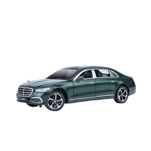 XGFFBAGB 1:24 Für S400 Legierung Auto Modell Druckguss Metall Metall Spielzeug Auto Modell Sound Und Licht Spielzeug Geschenk(Green,No Box) von XGFFBAGB