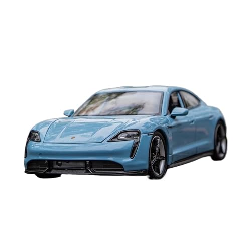 XGFFBAGB 1:24 Für Taycan Turbo S Legierung Auto Modell Druckguss Metall Spielzeug Sport Auto Modell Sammlung Geschenke(Blue A,with Box) von XGFFBAGB