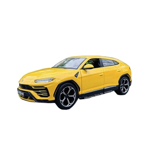 XGFFBAGB 1:24 Für Urus Legierung Automodell Handwerk Dekoration Sammlung Spielzeug Werkzeuge Geschenk(Yellow,No Box) von XGFFBAGB