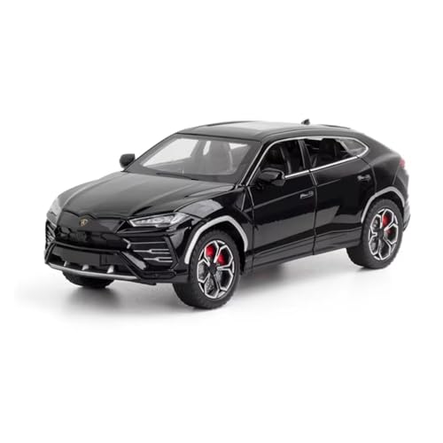 XGFFBAGB 1:24 Für Urus Legierung Modell Auto SUV Fahrzeug Druckguss Spielzeug Metall Sammlung Sound & Licht Spielzeug Auto(Black,No Box) von XGFFBAGB