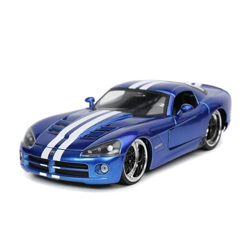 XGFFBAGB 1:24 Für Viper SRT10 Legierung Rennwagen Modell Druckguss Spielzeug Sportwagen Fahrzeuge Modell Geschenke Sammlung(No Box) von XGFFBAGB