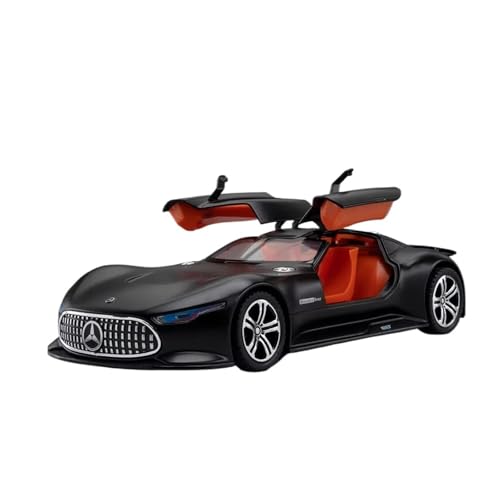 XGFFBAGB 1:24 Für Vision GT Legierung Superscar Maßstab Auto Modell Diecast Metall Fahrzeug Sound & Licht Sammlung Spielzeug Fahrzeuge Geschenke(Matte Black,No Box) von XGFFBAGB