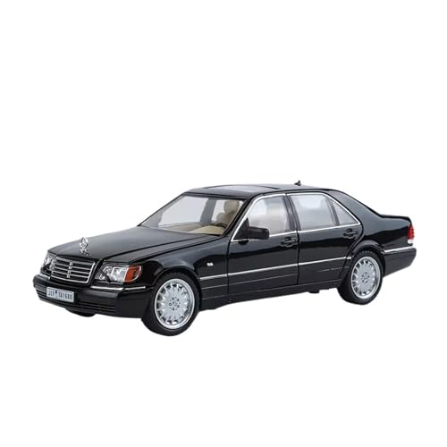 XGFFBAGB 1:24 Für W140 320SEL Legierung Diecast Modell Auto Sound & Licht Desktop Dekoration Geschenk Für Freund Geschenk(Black,No Box) von XGFFBAGB