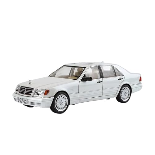 XGFFBAGB 1:24 Für W140 320SEL Legierung Diecast Modell Auto Sound & Licht Desktop Dekoration Geschenk Für Freund Geschenk(White,No Box) von XGFFBAGB