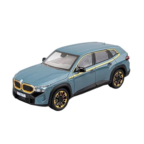 XGFFBAGB 1:24 Für XM Legierung Spielzeug Autos Druckguss Modelle Auto Sound Licht 6 Türen Geöffnet Pull Back Fahrzeuge Geschenke(Blu,with Box) von XGFFBAGB