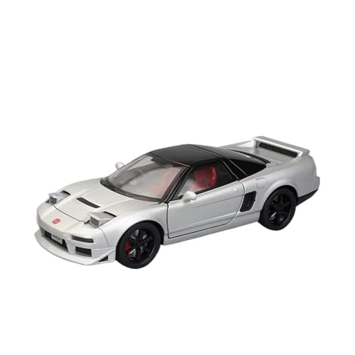 XGFFBAGB 1:32 Für Acura NSX Legierung Sportwagen Modell Druckguss Metall Rennwagen Modell Sound Und Licht Spielzeug Geschenk(Silver,No Box) von XGFFBAGB