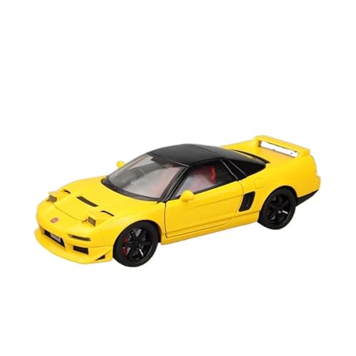 XGFFBAGB 1:32 Für Acura NSX Legierung Sportwagen Modell Druckguss Metall Rennwagen Modell Sound Und Licht Spielzeug Geschenk(Yellow,No Box) von XGFFBAGB