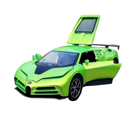 XGFFBAGB 1:32 Für Centodieci Legierung Auto Spielzeug Auto Metall Sammlung Modell Auto Sound Und Licht Zurückziehen Spielzeug Geschenk(Green,with Box) von XGFFBAGB