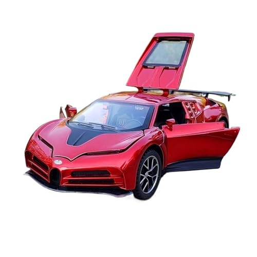 XGFFBAGB 1:32 Für Centodieci Legierung Auto Spielzeug Auto Metall Sammlung Modell Auto Sound Und Licht Zurückziehen Spielzeug Geschenk(Rosso,with Box) von XGFFBAGB