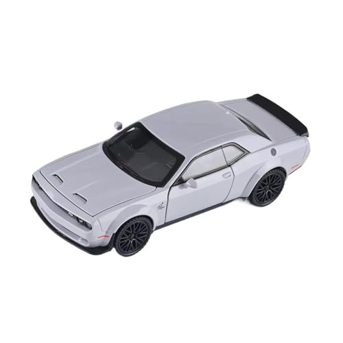 XGFFBAGB 1:32 Für Challenger SRT Hellcat Spielzeugautomodell Diecast Metal Sound & Light Vehicle Collection Geschenk(Gray B,No Box) von XGFFBAGB