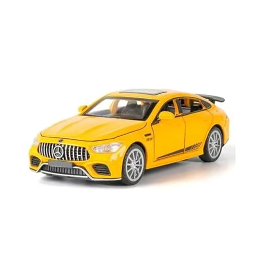 XGFFBAGB 1:32 Für GT63S Coupe Legierung Auto Modell Druckguss Metall Spielzeug Fahrzeug Auto Modell Sammlung Sound Und Licht Geschenke(Yellow,No Box) von XGFFBAGB