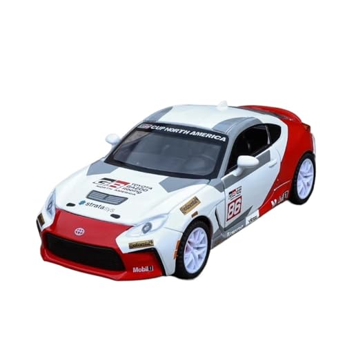 XGFFBAGB 1:32 Für GT86 GR86 Mf Ghost 86 Legierung Maßstab Auto Modell Diecast Metall Auto Sound & Licht Sammlung Spielzeug Auto(White,No Box) von XGFFBAGB