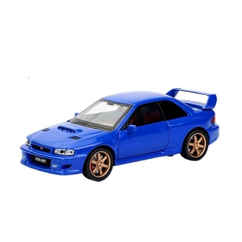 XGFFBAGB 1:32 Für Impreza STI WRX Legierung Modell Auto Spielzeug Druckguss Metall Casting Sound Und Licht Auto Spielzeug(Blu,No Box) von XGFFBAGB