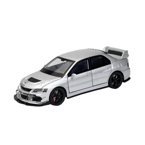 XGFFBAGB 1:32 Für Lancer Evolution Neunte Racing Metall Legierung Diecast Auto Modell Outdoor Sammlung Hobby Boutique Geschenk(Silver,with Box) von XGFFBAGB